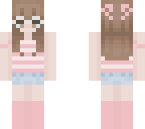 cute pink summer girl