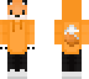 fox with hoodie