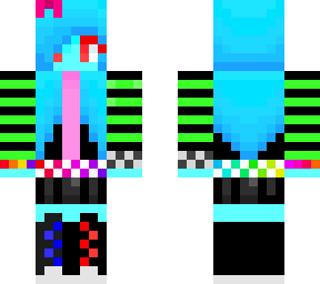 my oc wearing cool outfit no outer layer on shoes