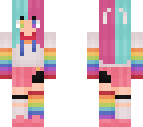 oc girl 'rainbow' / (dont repload)
