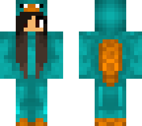 perry the platypus girl with brown eyes