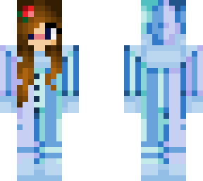 blue long hair