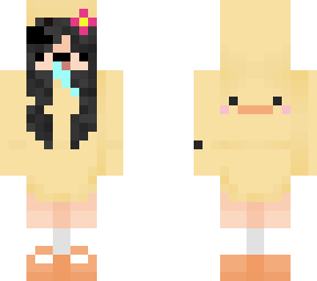 duck skin girl