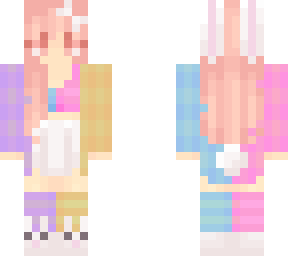 peachy easter bunny