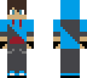 timeglitch (blue, dark grey and maroon hoodie)