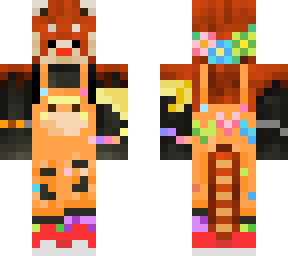 clown red panda