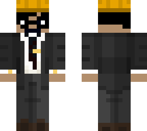 man in suit with hardhat