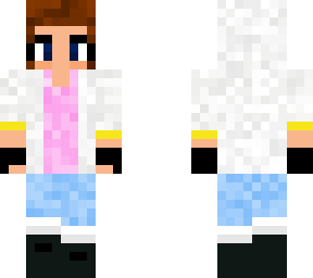 my minecraft character w/ pjamas if you disable the outer layer on minecraft