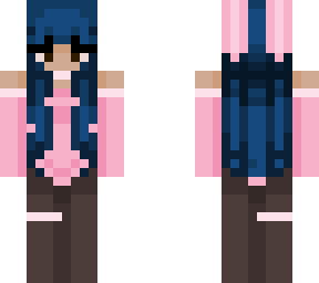 pink blue hair bunny gyal but better