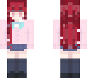 red hair school girl