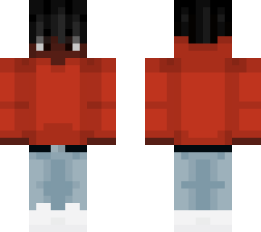 red hoodie boy streetwear