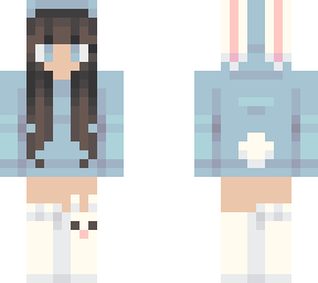 blue bunny girl