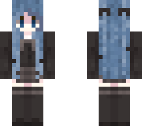 blue hair