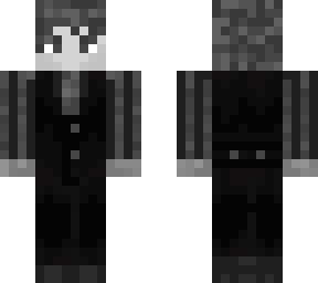 black and white