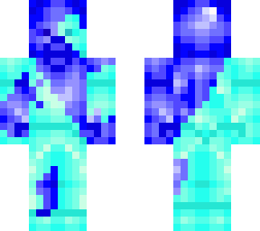 fusion steve (navy steve) & (cyan steve)