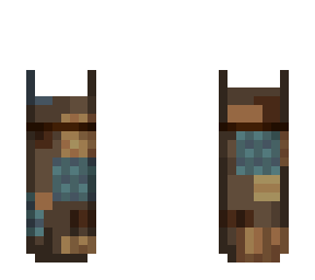 patchwork sundress ob 1.1 brown and blue