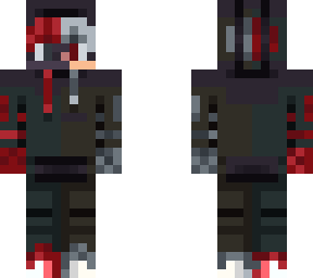 red and gray
