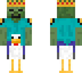 Zombie King Chicken Rider | Minecraft Skin