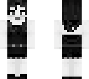 black and white girl fin,