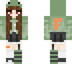 frog girl (my first skin ever!)