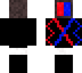 red and blue
