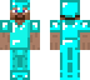 steve in diamond armor