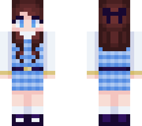blue girl
