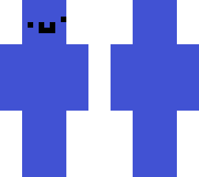 blue guy weird face