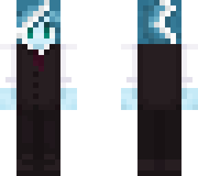 blue lady suit