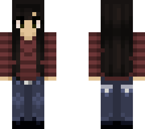 dark haired girl w jeans