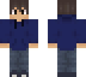 normal blue hoodie