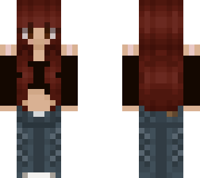 red hair girl y2k