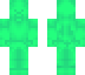 dull bright green cyan steve