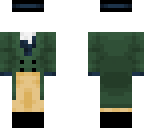 green victorian suit