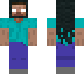herobrine rambut panjang