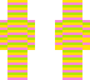 pink green yellow