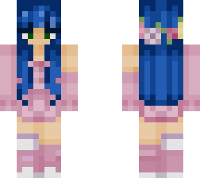summer gift blue hair