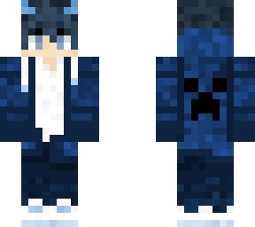 blue demon boy