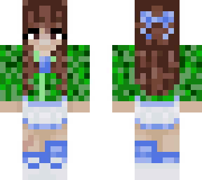 brown hair girl w/ creeper sweatshirt