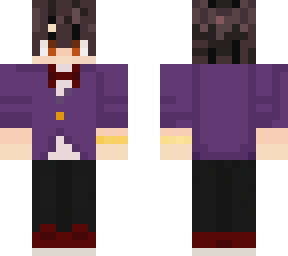 traje morado