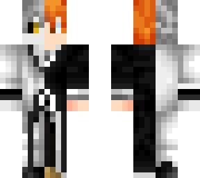half ichigo and half white ichigo