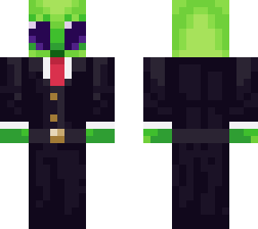 alien with suit