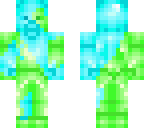fusion steve (cyan steve) & (green steve)