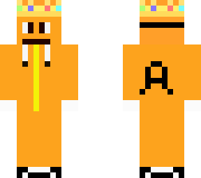 smiling orange king
