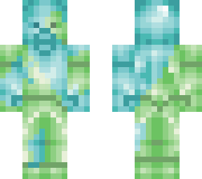 spirit fusion steve (cyan steve) & (green steve)