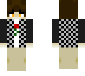 checkered rose flannel boy
