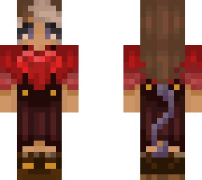 red + horns and tail