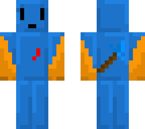 coloured warrior - dark blue