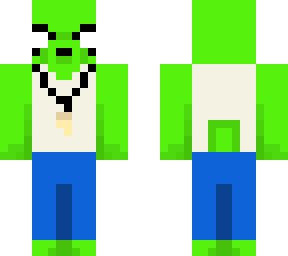 green dog