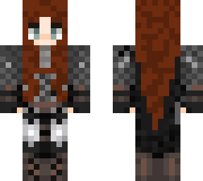 knight girl - red hair